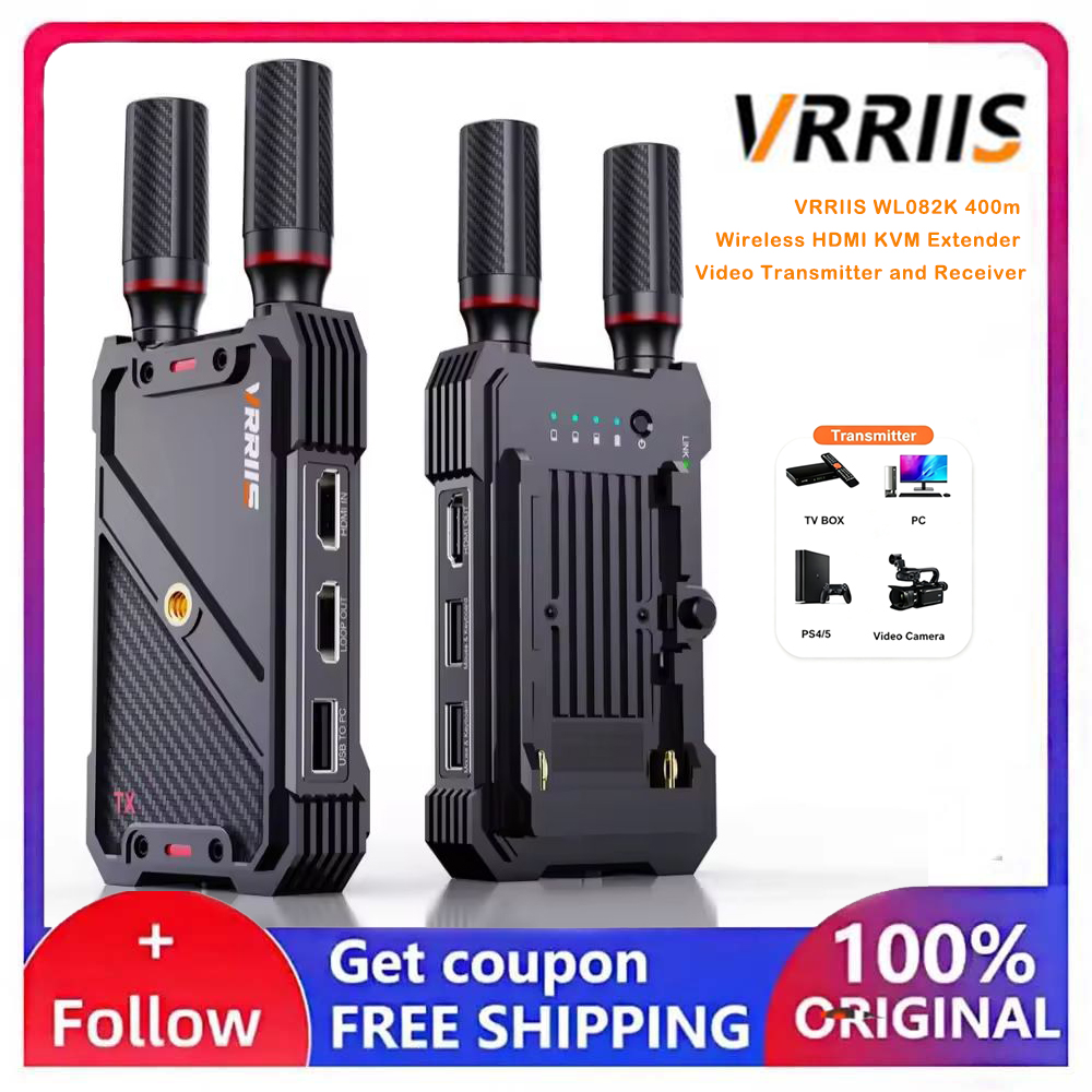 Mini Wireless Mouse - VRRIIS WL082K Estensore Video HDMI KVM