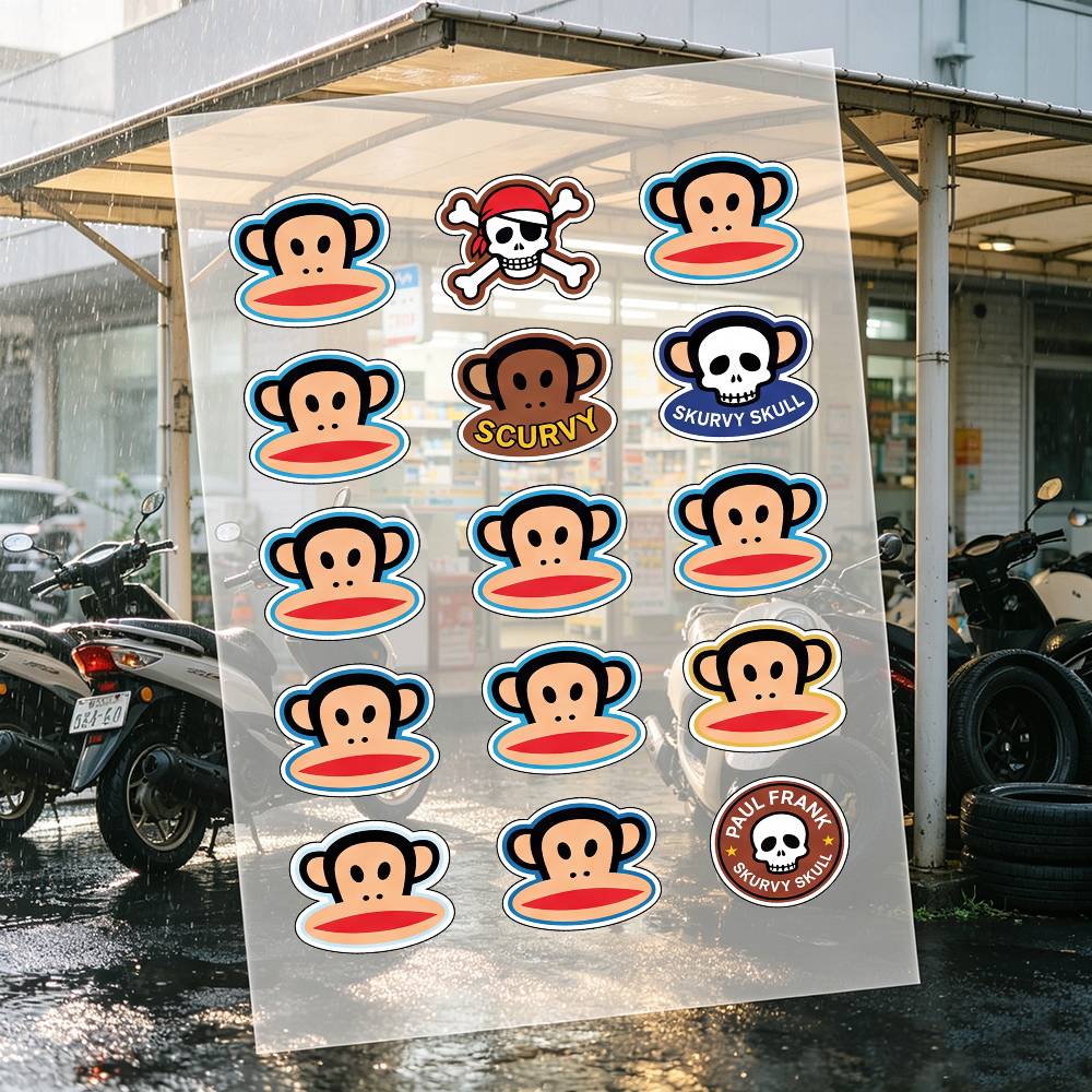 Laptop Accessories Brand - Adesivi alla Moda per Moto P-Paul