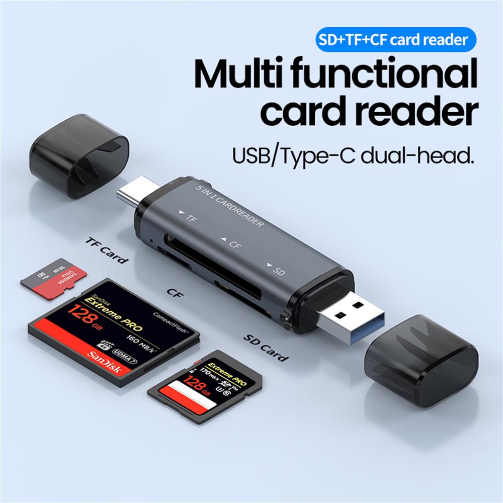 Laptop Accessories And Gadgets - Lettore di schede USB 5 IN