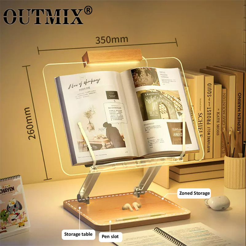 Laptop Office Accessories - Supporto da Lettura in Legno con