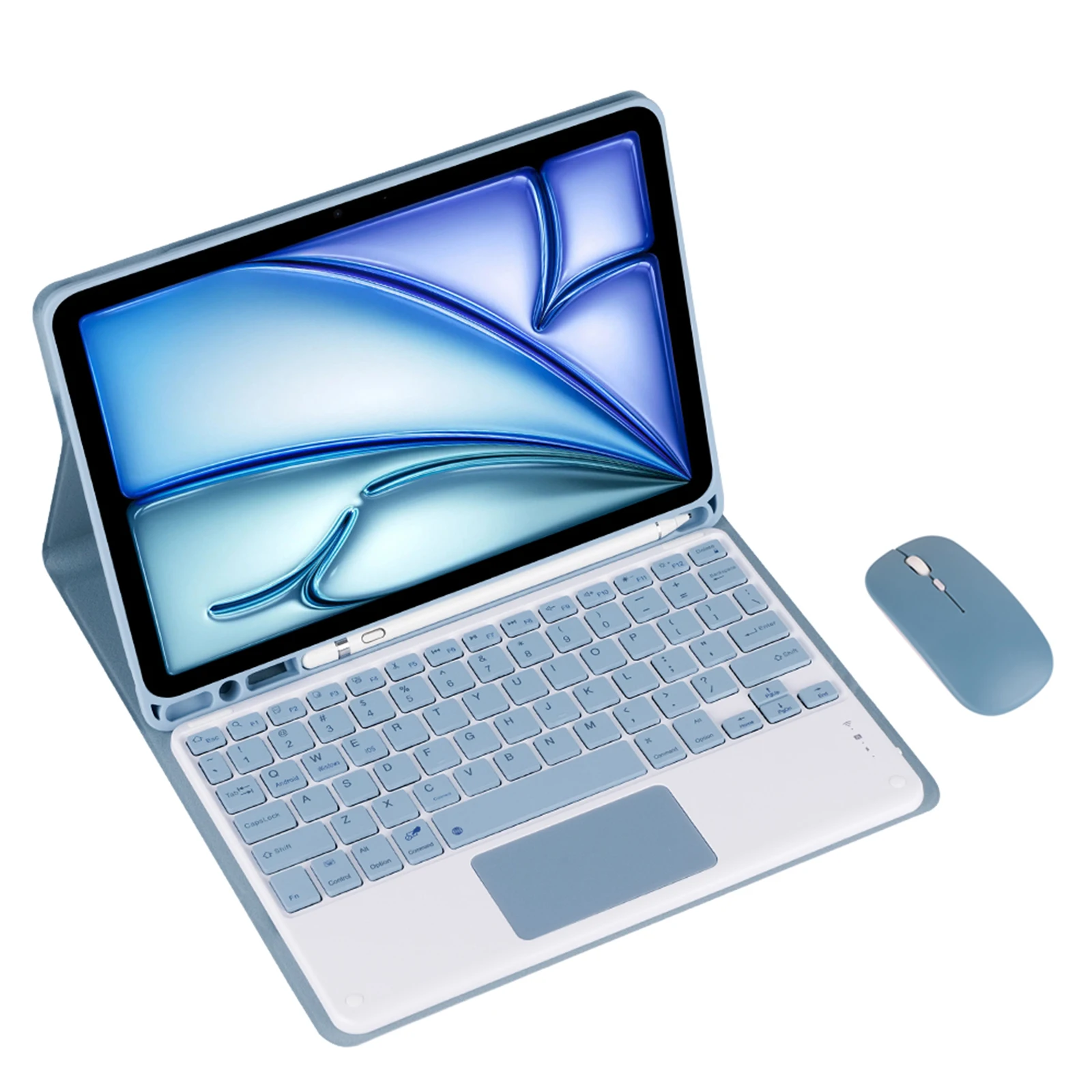 Mini Wireless Mouse - Custodia con Tastiera e Mouse per