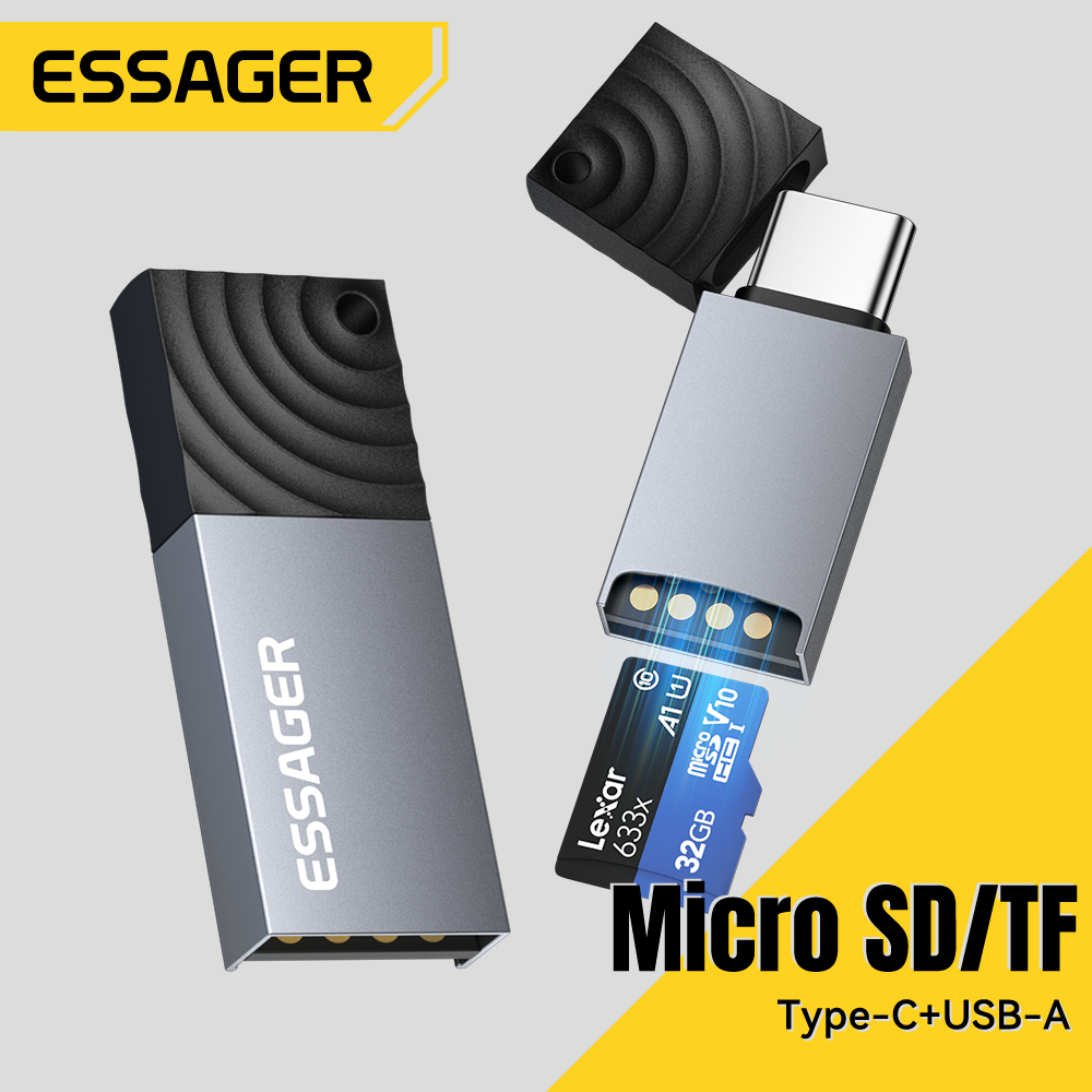 Laptop Accessories And Gadgets - Essager Lettore di schede SD TF