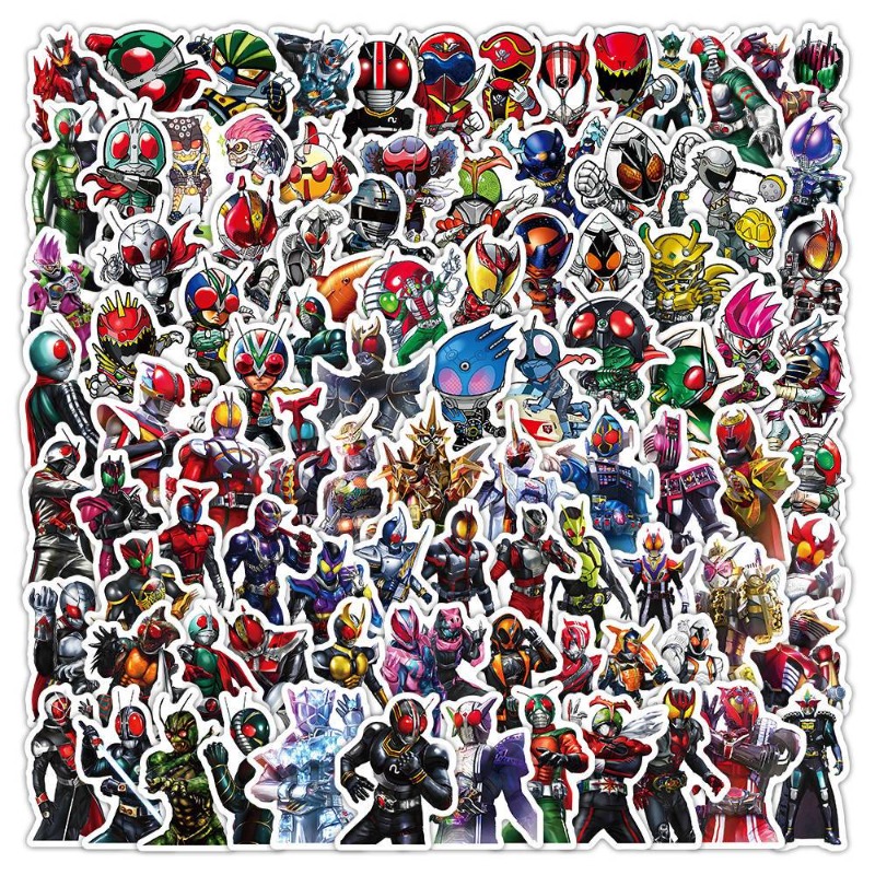 Laptop Accessories All - 103 Pezzi Adesivi Estetici Kamen Rider,