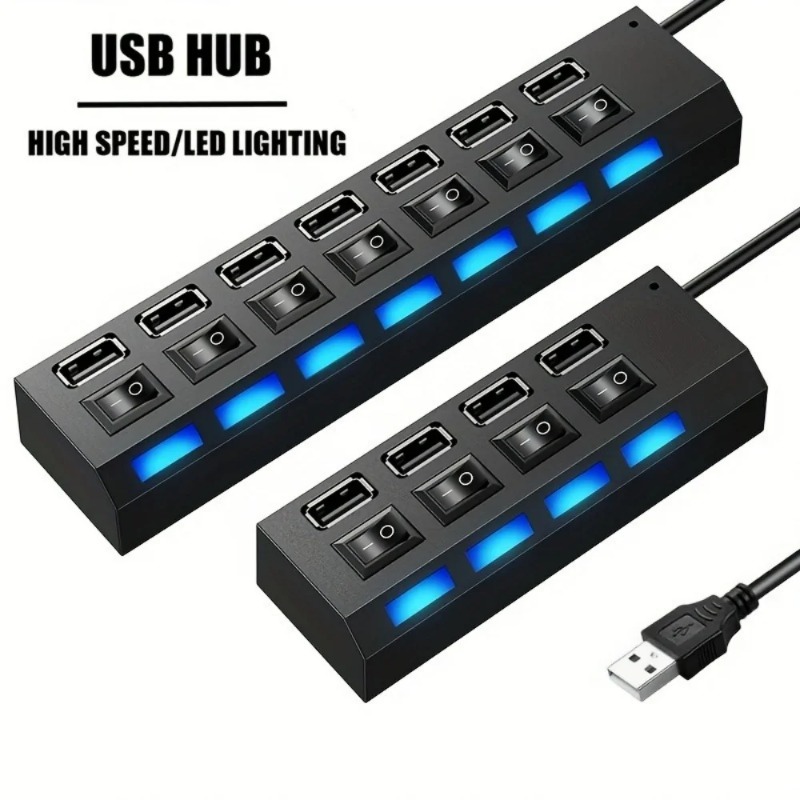 Hub USB 2.0 a 4/7 porte con ad - Laptop Accessories And Gadgets recensione e prezzo