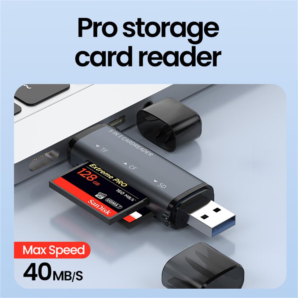 Lettore di schede USB 5 IN 1 T - Laptop Accessories And Gadgets recensione e prezzo