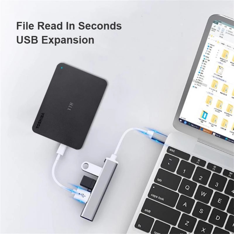 HUB USB C 4 in 1 3.0 Tipo C 3. - Laptop Accessories And Gadgets recensione e prezzo