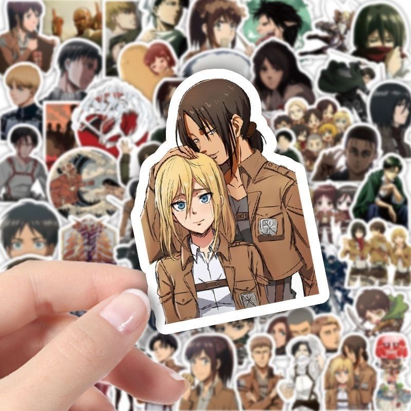 60 Pezzi Adesivi Anime Attack  - Laptop Accessories All recensione e prezzo