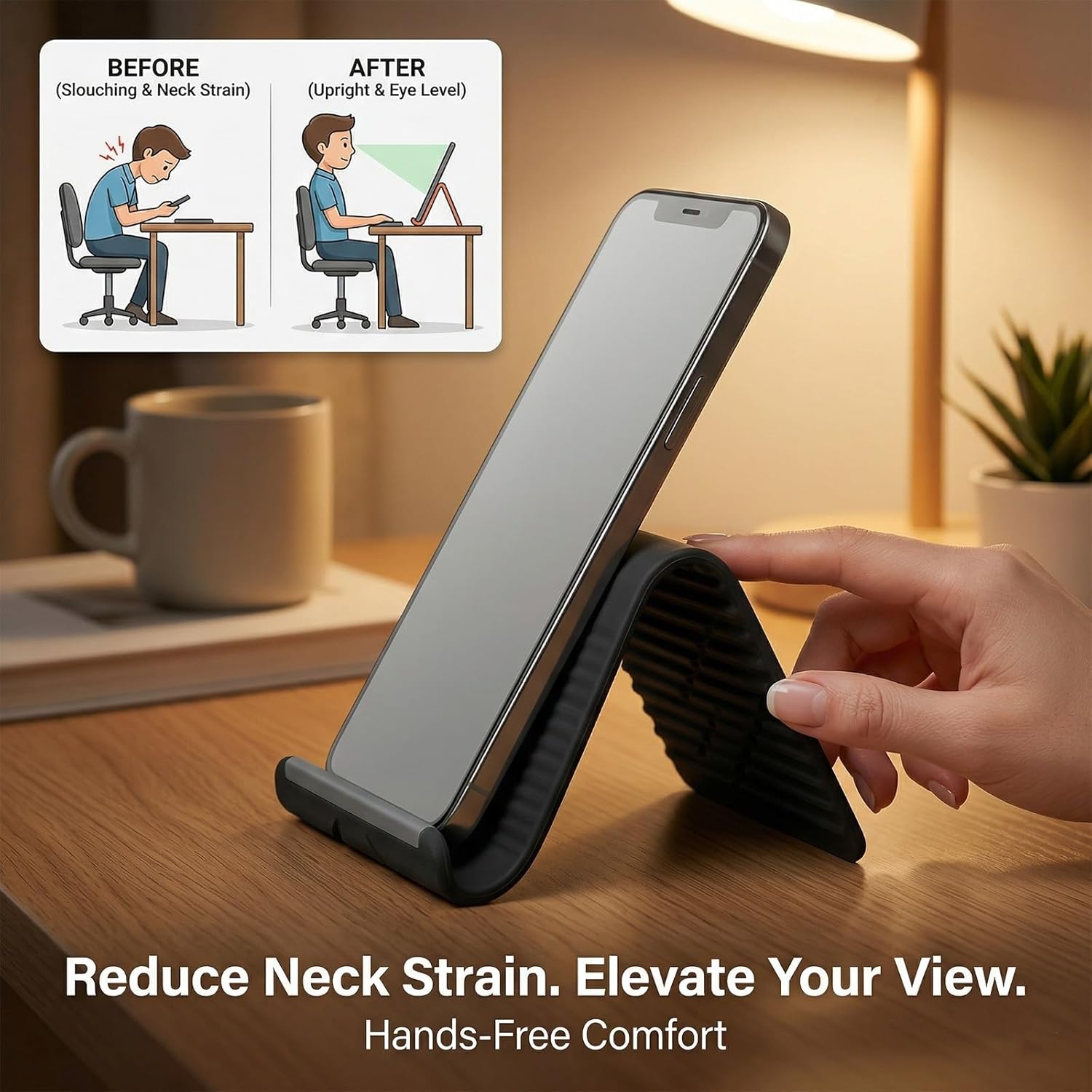 Supporto per telefono in silic - Laptop Office Accessories recensione e prezzo