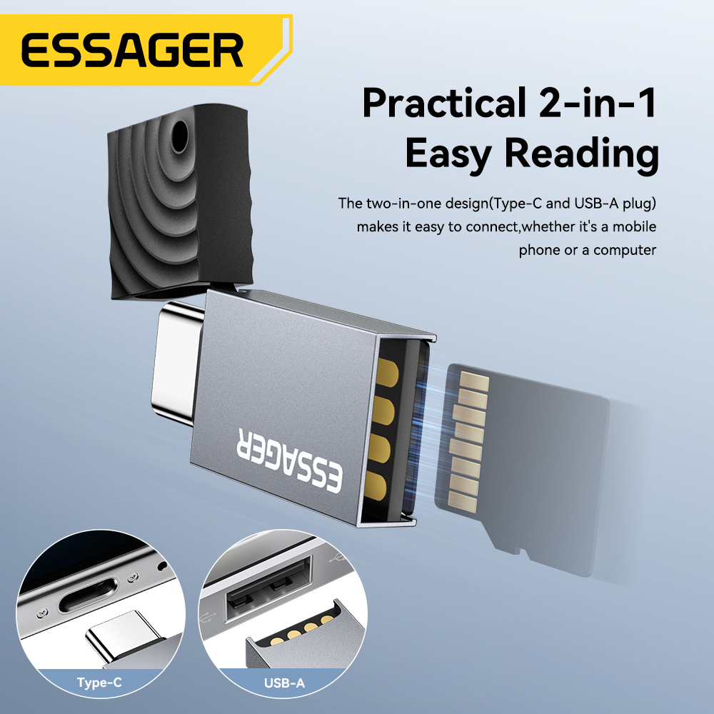 Essager Lettore di schede SD T - Laptop Accessories And Gadgets recensione e prezzo