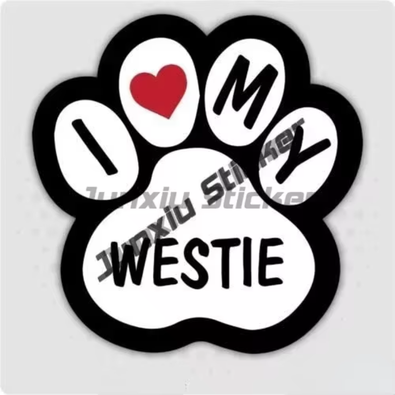 Adesivo Westie I Love My Westi - Laptop Accessories Brand recensione e prezzo